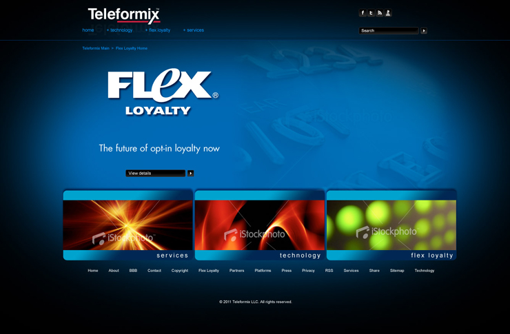 Flex Loyalty home page